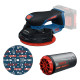 Акумуляторна ексцентрикова шліфмашина Bosch Expert EXEX 18V-150-5 Professional, без акб, в L-BOXX 162