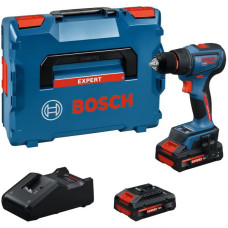 Акумуляторний дриль-шуруповерт Bosch Expert EXSR 18V-90, з акб 2x4 Ah та з/п GAL 18V-40, у кейсі L-Boxx 136