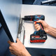 Акумуляторний дриль-шуруповерт Bosch Expert EXSR 18V-90 FC, 2 адаптери, без акб та з/п, у кейсі L-Boxx 136