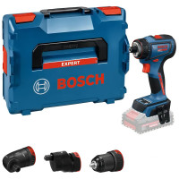 Акумуляторний дриль-шуруповерт Bosch Expert EXSR 18V-90 FC, 3 адаптери, без акб та з/п, у кейсі L-Boxx 136