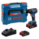 Акумуляторний ударний дриль-шуруповерт Bosch Expert EXSB 18V-90, 2 акб EXBA 18V-40 та з/п GAL 18V-40, в L-BOXX 136