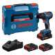 Акумуляторний ударний дриль-шуруповерт Bosch Expert EXSB 18V-90, 3 акб EXBA 18V-40 та з/п GAL 18V-40, в L-BOXX 136