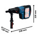 Дриль алмазного свердління Bosch Expert EXDB 18V2-180, без акб, в XL-BOXX 232