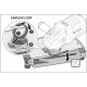 Акумуляторна кутова шліфмашина Bosch Expert EXWS 18V2-230 P, без акб та з/п, у кейсі XL-BOXX 232