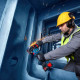 Акумуляторна кутова шліфмашина Bosch Expert EXWS 18V-15 S, з акб 2x8 Ah та з/п EXAL 18V-160, у кейсі L-Boxx 162