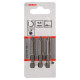 Біта Bosch Extra Hart HEX4 49 мм, 3 шт