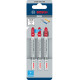 Пиляльне полотно для лобзика Bosch PRO Plastics PMMA Clean T 102 BF 92 мм, 3 шт