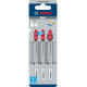 Пиляльне полотно для лобзика Bosch PRO Plastics PP Clean T 102 D 100 мм, 3 шт