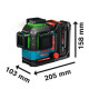 Лазерний нівелір Bosch Expert EXLL 18V-120-33 CG в L-BOXX 136