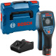 Універсальний детектор Bosch D-tect 120 Professional, акб GBA 12V 2.0Ah і з/п, в кейсі