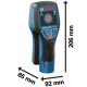 Універсальний детектор Bosch D-tect 120 Professional, акб GBA 12V 2.0Ah і з/п, в кейсі