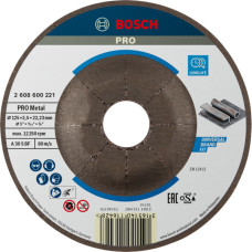 Круг відрізний Bosch PRO Metal випуклий 125х2.5х22.23 мм