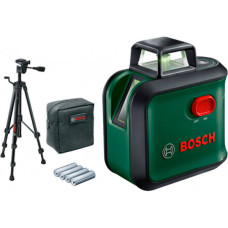 Лазерний нівелір Bosch AdvancedLevel 360 Set з футляром, батарейками, штативом TT 150