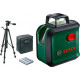 Лазерний нівелір Bosch AdvancedLevel 360 Set з футляром, батарейками, штативом TT 150