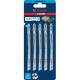Пиляльне полотно для лобзика Bosch Expert Hardwood 2-Side Clean T 308 BFP 117 мм, 5 шт
