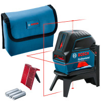 Лазерний нівелір Bosch GCL 2-15 Professional, з тримачем RM 1, мішенню, чохлом