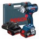 Акумуляторний ударний гайковерт Bosch GDS 18V-400 Professional, 2 акб 5 Ah, з/п GAL 18V-40, у кейсі