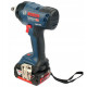 Акумуляторний ударний гайковерт Bosch GDS 18V-400 Professional, 2 акб 5 Ah, з/п GAL 18V-40, у кейсі
