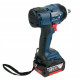 Акумуляторний ударний гайковерт Bosch GDS 18V-400 Professional, 2 акб 5 Ah, з/п GAL 18V-40, у кейсі