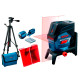 Лазерний нівелір Bosch GCL 2-50 С Professional, з тримачем RM2, штативом BT 150, чохлом