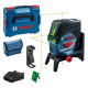 Лазерний нівелір Bosch GCL 2-50 CG Professional, акб GBA 12 V 2 Ah і з/п, з тримачем RM2