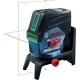 Лазерний нівелір Bosch GCL 2-50 CG Professional, акб GBA 12 V 2 Ah і з/п, з тримачем RM2