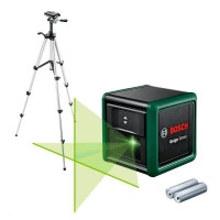 Лазерний нівелір Bosch Quigo Green Set зі штативом і батарейками