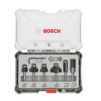 Набір кромкових фрез Bosch 6 мм, 6 шт