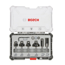 Набір кромкових фрез Bosch 6 мм, 6 шт