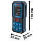 Лазерний далекомір Bosch GLM 50-22 Professional з чохлом