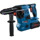 Акумуляторний перфоратор Bosch GBH 18V-28 CF Professional зі змінним патроном, модулем Bluetooth, пиловідведенням, 2 акб 8.0 Ah та з/п, у кейсі L-BOXX