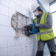 Акумуляторний перфоратор Bosch GBH 18V-28 CF Professional зі змінним патроном, модулем Bluetooth, пиловідведенням, 2 акб 8.0 Ah та з/п, у кейсі L-BOXX