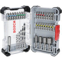 Набір Bosch із бітами Extra Hard та свердлами Metal HSS, 35 шт
