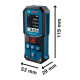 Лазерний далекомір Bosch GLM 40-31 Professional з чохлом