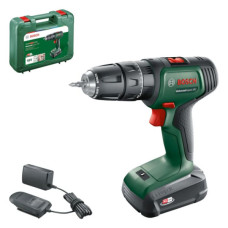 Акумуляторний ударний дриль-шуруповерт Bosch UniversalImpact 18V з 1 акб 1.5 Ah і з/п AL 1810 CV, в кейсі