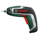 Акумуляторна електровикрутка Bosch IXO 7, 10 біт, кутовий та ексцентриковий адаптер, в кейсі