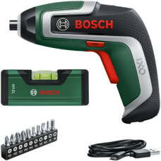 Акумуляторна електровикрутка Bosch IXO 7, 10 біт, міні-рівень