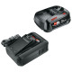 Акумулятор Bosch PBA 18 V 2.5 Ah і зарядний пристрій AL 18V-44
