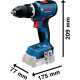 Акумуляторний ударний дриль-шуруповерт Bosch GSB 18V-65 Professional з 2 акб GBA 18V 4.0 Ah і з/п GAL 18V-40, у кейсі Pick&Click L