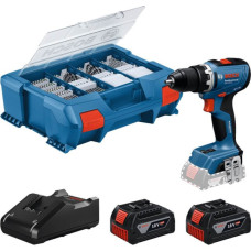 Акумуляторний дриль-шуруповерт Bosch GSR 18V-65 Professional з 2 акб GBA 18V 4.0 Ah і з/п GAL 18V-40, у кейсі Pick&Click L