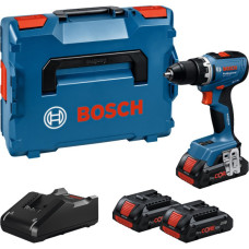 Акумуляторний дриль-шуруповерт Bosch GSR 18V-65 Professional з 3 акб ProCORE18V 4.0 Ah і з/п GAL 18V-40, у кейсі L-BOXX