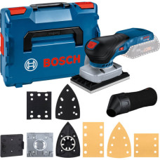 Акумуляторна вібраційна шліфувальна машина Bosch GSS 18V-13 Professional з приладдям, без акб і з/п, у L-BOXX 136