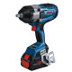 Акумуляторний ударний гайковерт Bosch GDS 18V-1000 Professional, 2 акб GBA 18V 5.0 Ah, з/п GAL 18V-40 в L-Boxx 136