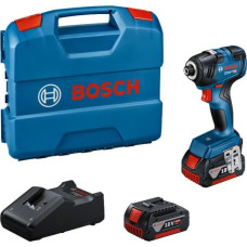 Акумуляторний ударний гайковерт Bosch GDR 18V-200 Professional з 2 акб GBA 18V 4.0 Ah і з/п GAL 18V-40, в кейсі