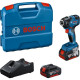 Акумуляторний ударний гайковерт Bosch GDR 18V-200 Professional з 2 акб GBA 18V 4.0 Ah і з/п GAL 18V-40, в кейсі
