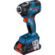 Акумуляторний ударний гайковерт Bosch GDR 18V-200 Professional з 2 акб GBA 18V 4.0 Ah і з/п GAL 18V-40, в кейсі