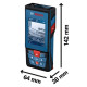 Лазерний далекомір Bosch GLM 100-25 C Professional з чохлом