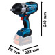 Акумуляторний ударний гайковерт Bosch GDS 18V-1000 Professional, без акб і з/п, у картоні