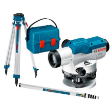 Оптичний нівелір Bosch GOL 20 D Professional у кейсі зі штативом BT 160, лінійкою GR 500
