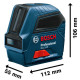 Лазерний нівелір Bosch GLL 2-10 Professional з чохлом